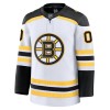 Mænd NHL Boston Bruins Trøje Tilpasset 2024-25 Fanatics Premium Hvid Udebane